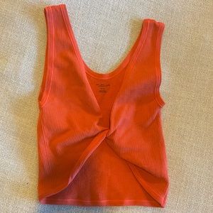 Urban Outfitters Orange Twist Crop Top (XS/S)